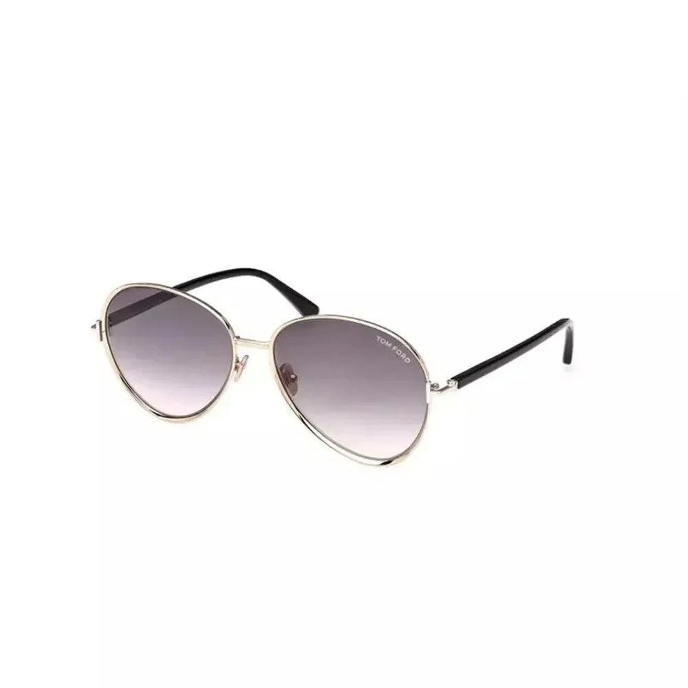 New Authentic Tom Ford Rio FT1028-28B-59 Aviator Sunglasses